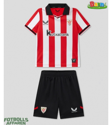 Athletic Bilbao Hemmaställ Barn 2025-26 Kortärmad (+ Korta byxor)